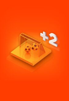 Sport-Angebot<br><br><strong>2 Tore Vorsprung</strong>