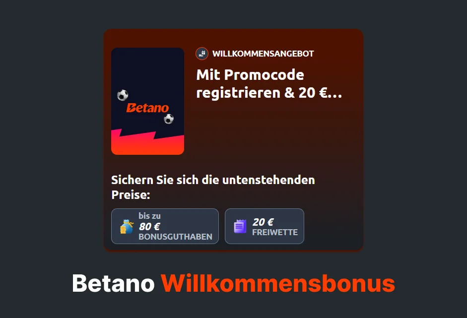 Betano Willkommens-Wettbonus