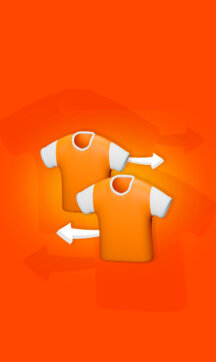 Sport-Angebot<br><br><strong>Auswechslung </strong><br><strong>vor der Halbzeit</strong>